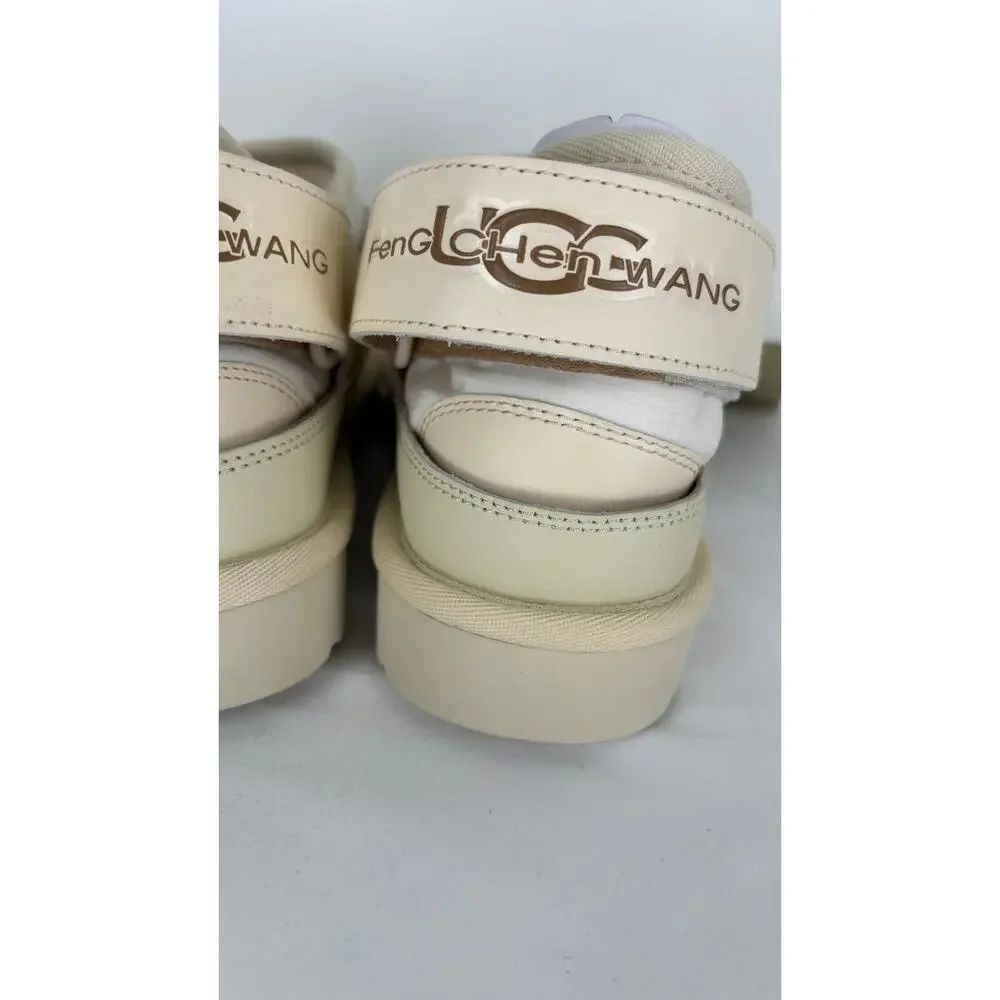 UGG X Feng Chen Wang Tasman Cream Slipper Leather Suede Mens 7 Womens 8 New
